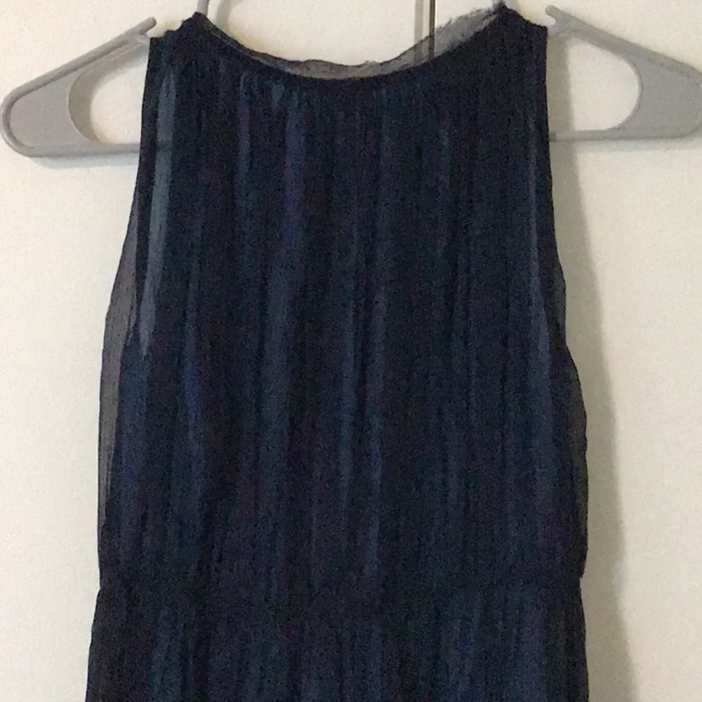 2 for $25 Stefanel blue silk sleeveless dress